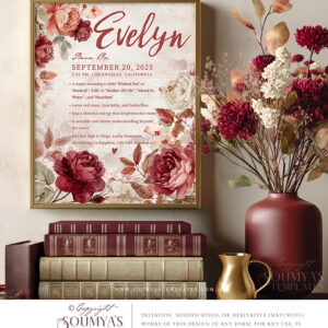 Personalized Name Meaning Poster